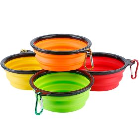 4Pcs Silicone Collapsible Dog Bowls BPA Free Travel