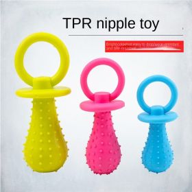 TPR Flavor Bite-Resistant Dog Chew Toy (Pacifier Molar Toy)