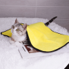 Pet dog cat bath towel soft coral fleece absorbent towel quick-drying bath towel convenient cleaning wipes pet supplies dropship