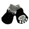 Knitted Pet Socks for Dogs – Paw Protection, 4 Pcs (Black Suit)