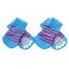 Knitted Dog Paw Protection Socks – Blue Tiger Stripe (4-Pack)