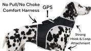 Android Phone Compatible Dog Tracking GPS Collar Mount Portable Device Size S