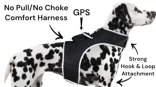 GPS Dog Collar Pet Locating Device GSM GPRS Real Time Tracking System Size L