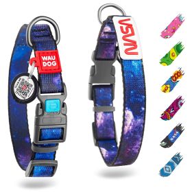 Nylon Dog Collar Adjustable with Durable Plastic Buckle