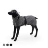 Spring/Autumn Softshell Dog Coat – Water Repellent, Deep Gray XL