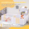 Whelping Box for Dogs, 20"H Puppy Whelping Box with Removable Doors, Dog Birth Supplies & Essentials for Indoor, 81" x 39" x 20", White