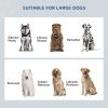 Elevated Dog Feeding Station with Storage – Black, 2 Stainless Steel Bowls (23.6" x 11.8" x 14")