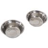 23" Wooden Heavy Duty Dog Food Bowls Pet Elevated Feeding Station -Black