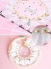 Luxurious Pearl & Lace Pet Collar Necklace – Medium 10–12 Inch