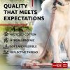 Recycled Cotton Dog Leash 10 Ft Eco Friendly Collar for Small Medium Large Dogs Reflective Dog Leash Strong Leashes for Large Breed Dogs Puppy Leash