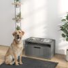 Elevated Pet Feeder for Large Breeds – Dual Stainless Bowls + Storage Drawer & Slow Feeder Mat