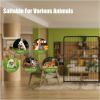 Dog Playpen, 40 Inch 16 Panels Puppy Playpen, Dog Exercise Pen for Large/Medium/Small Dogs, Foldable Dog Pen with Doors for RV, Camping, Yard