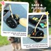 3-in-1 Pet Stroller with Detachable Carrier – Foldable Dog Stroller, Gray