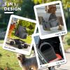 3-in-1 Pet Stroller with Detachable Carrier – Foldable Dog Stroller, Gray