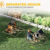 Heavy Duty Pet Playpen, 16 Panels Steel Dog Fence Puppy Exercise Pen with 2 Doors Locking Latch, 47" Height