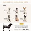 Pet Sofa Bed Couch with Storage, Pet Sofa for Cats and Small Dogs, Brown