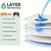 Disposable Dog Training Pads,22"x22" Ultra Absorbent Leak-Proof Quick-Drying Pet Pee Pads for Small to Large Dogs and Puppies Indoor Use, 100 Count