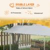 Outdoor Dog Kennel Run 19.7x7.5x7.5 with Waterproof UV Resistant Cover for All Sizes