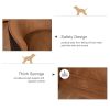 Dog Sofa, Cat Couch with Removable Washable Cushion, Elevated Pet Cat Sofa for Miniature Dogs, White