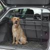 Adjustable Pet Car Barrier for SUVs, Vehicles, Vans, Back Seat Dog Fence Guard for Safety Car Travel, Black