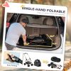 3-in-1 Pet Stroller with Detachable Carrier – Foldable Dog Stroller, Gray