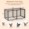 Indoor Dog Crate with Top for Small & Medium Dogs – 63" x 29.9" x 31.9"