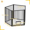 5 Panels Dog Playpen, Foldable Portable Pet Playpen with Door, for Small & Medium Dogs, 30"H