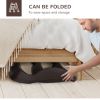 Portable Pet Stairs Foldable Steps for Small Dogs and Cats 3-Step with Non-slip Treads for Beds Sofas, Brown