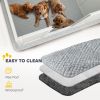 Whelping Box for Dogs and Puppies w/ Waterproof Pee Pad & Adjustable Door for Large, Medium, Small Dogs,96" x 47" x 19"