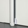 Retractable Pet Safety Barrier Gate, Flexible and Extensible for Stairways Doorways Hallways, Grey
