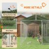 Outdoor Dog Kennel Run 19.7x7.5x7.5 with Waterproof UV Resistant Cover for All Sizes