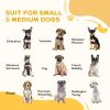 6 Panel 32.5" - 59" x 40" Dog Playpen, Heavy Duty Pet Playpen for Indoor Outdoor, Small Medium and Large Dogs