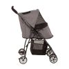 Foldable Pet Stroller Trolley for Dogs & Cats – One-Click Folding Travel Jogger