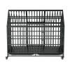54 Inches Heavy Duty Dog Crate with Roof Top