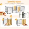 Dog Pen with Gate, 12 Panels Puppy Playpen, Dog Fence, 39"H