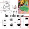 Soft Knitted Indoor Dog Socks – Pink Design, 4 Pack