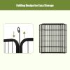 Dog Playpen, 40 Inch 8 Panels Puppy Playpen, Dog Exercise Pen for Large/Medium/Small Dogs, Foldable Dog Pen with Doors for RV, Camping, Yard
