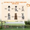 Outdoor Dog Kennel Run 19.7x7.5x7.5 with Waterproof UV Resistant Cover for All Sizes