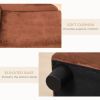 Pet Sofa Bed Couch with Storage, Pet Sofa for Cats and Small Dogs, Brown