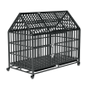 54 Inches Heavy Duty Dog Crate with Roof Top