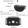 Anti-Bark Dog Collar IP67 Waterproof Beep Electric Shock Rechargeable Pet Training Device w/ 7 Adjustable Sensitivity