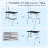 36-inch Dog Grooming Table Stainless Steel QUALITY GUARANTEED with Adjustable Arm and Basket