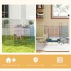 Metal Pet Playpen Portable Hexagon Dog Exercise Fence Multi-colored