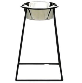 Tall Pyramid Elevated Dog Food & Water Bowl