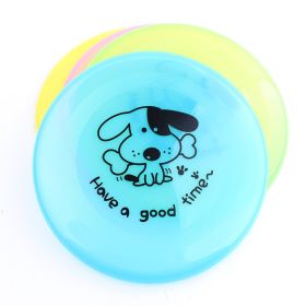 Silicone Flying Saucer Dog & Cat Toy – Interactive Chew-Resistant Flying Disc (Option: random color-1PC)