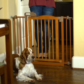 One-Touch Gate II Extension (Option: Touch Gate II in Brown)
