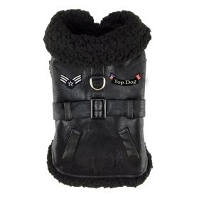 Top Dog Flight Harness Coat (Color: Black, size: X-Small)