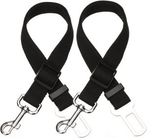 Pet Car Safety Seat Belt Leash – 2PCS Dog Vehicle Harness (Specification (L * W): 2pcs, colour: Blue)