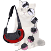 Pet Puppy Carrier S/L Outdoor Travel Dog Shoulder Bag Mesh Oxford Single Comfort Sling Handbag Tote Pouch