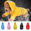 Waterproof Dog Raincoat with Reflective Strip – Breathable Outdoor Jacket (S-XL)